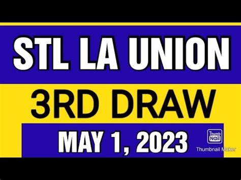 stl la union result today